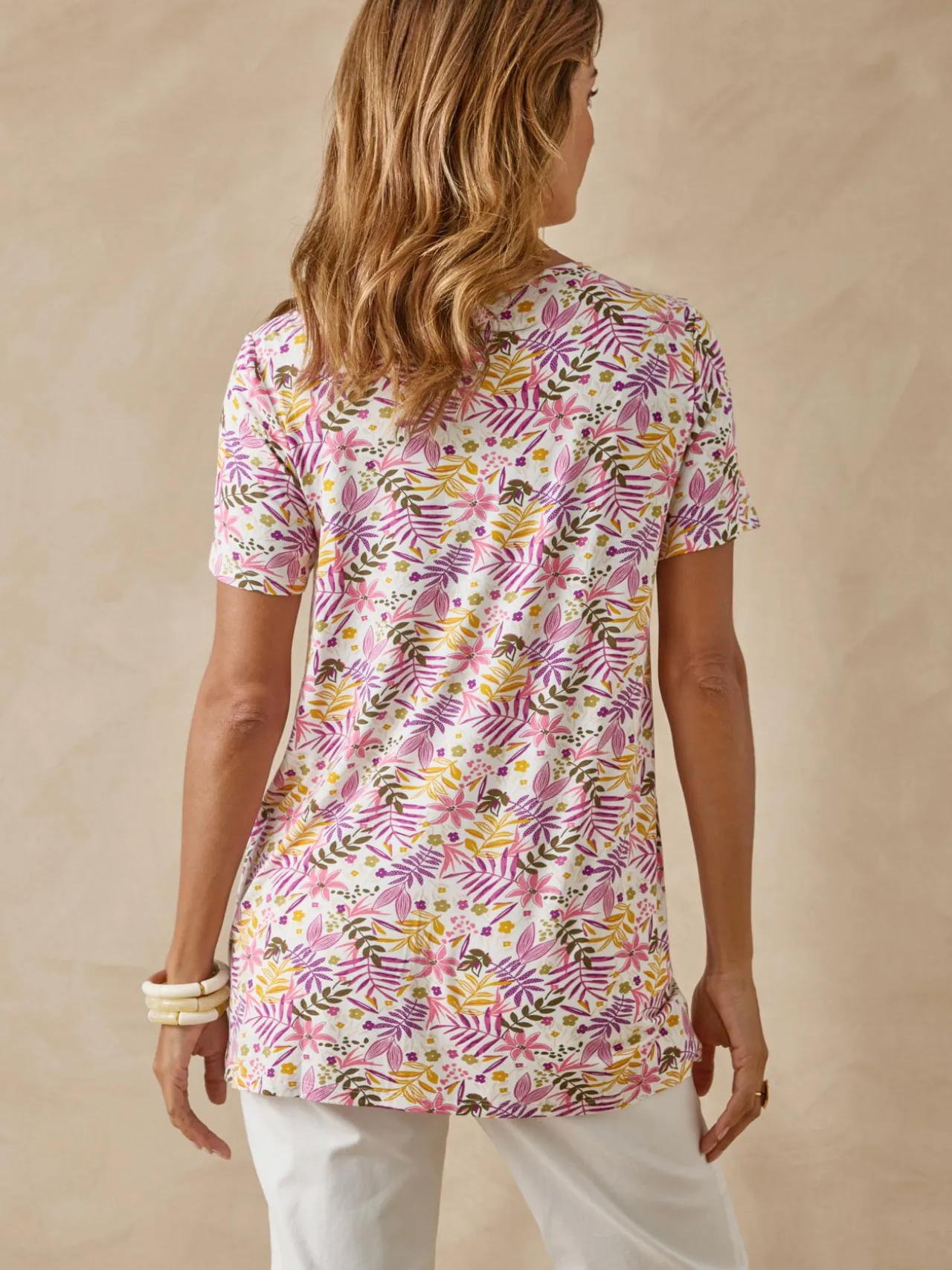 Tunique en maille avec plis d'aisance