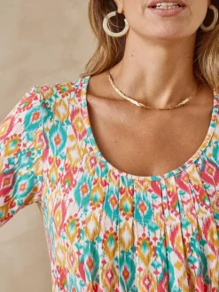 Tunique en maille avec plis d'aisance