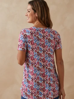 Tunique en maille avec plis d'aisance