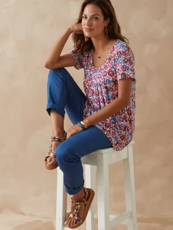 Tunique en maille avec plis d'aisance