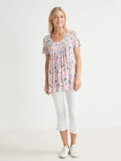 Tunique en maille avec plis d'aisance