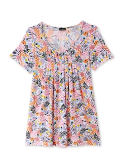 Tunique en maille avec plis d'aisance