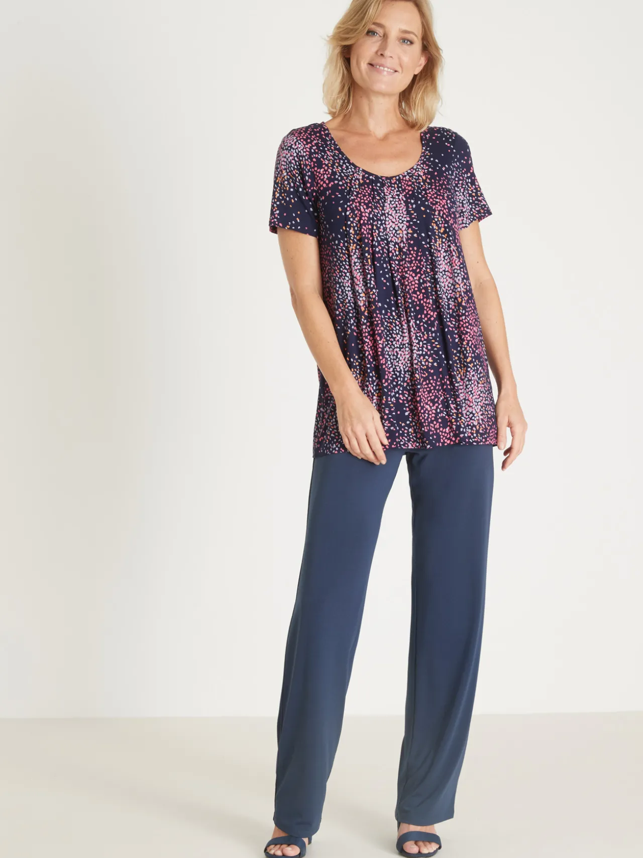 Tunique en maille crêpe