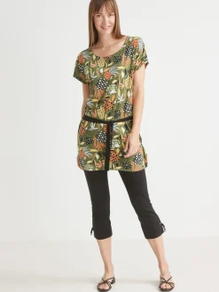 Tunique encolure bateau