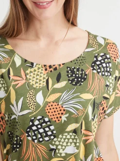 Tunique encolure bateau