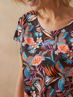 Tunique encolure bateau