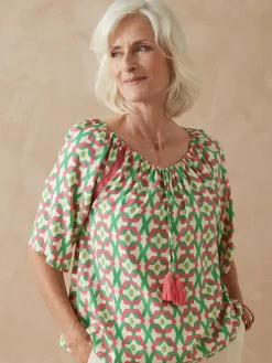 Tunique fluide manches au coude