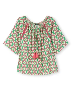 Tunique fluide manches au coude