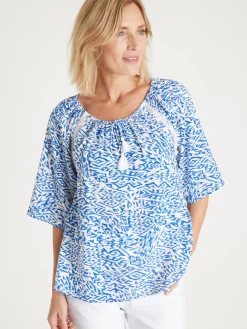 Tunique fluide manches au coude