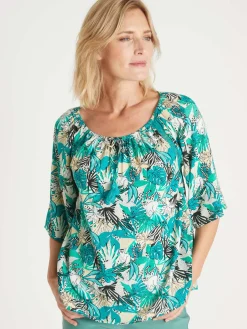 Tunique fluide manches au coude