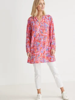 Tunique longue fluide