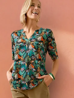 Tunique maille fluide coupe confort