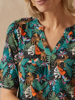 Tunique maille fluide coupe confort