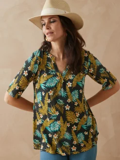 Tunique maille fluide coupe confort