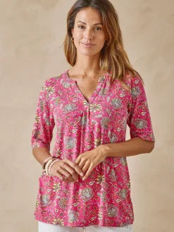 Tunique maille fluide coupe confort