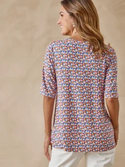 Tunique maille fluide coupe confort