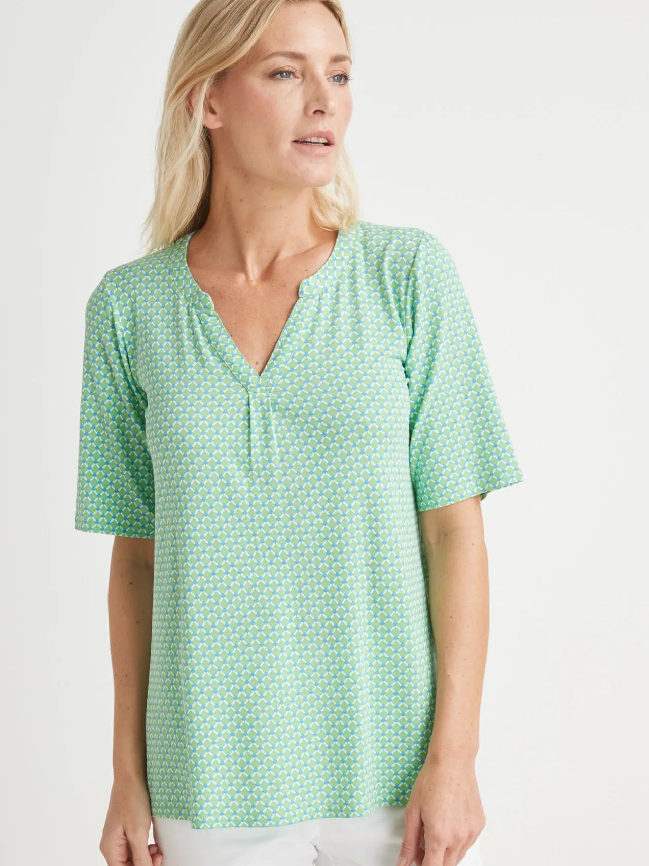 Tunique maille fluide coupe confort