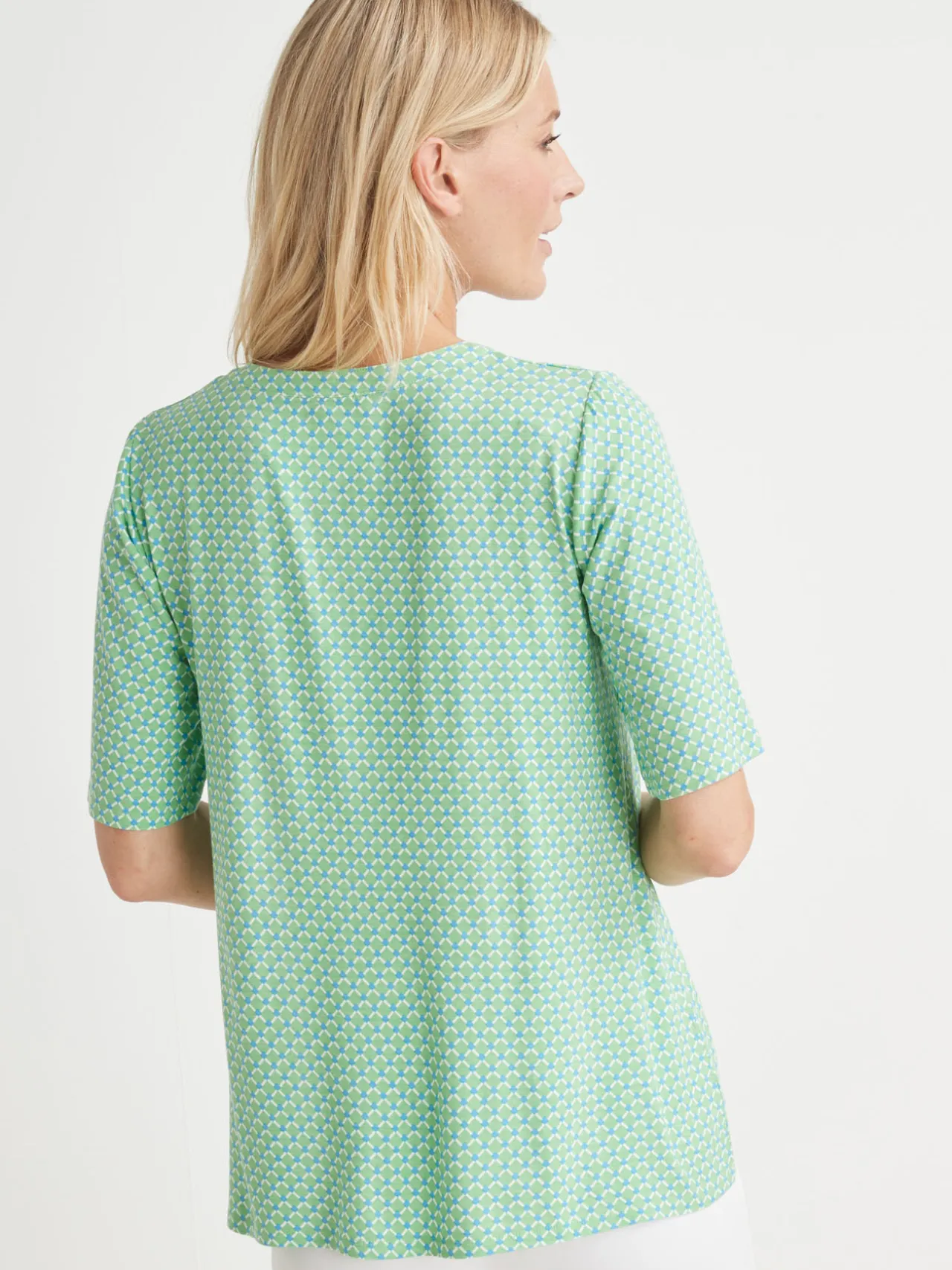 Tunique maille fluide coupe confort