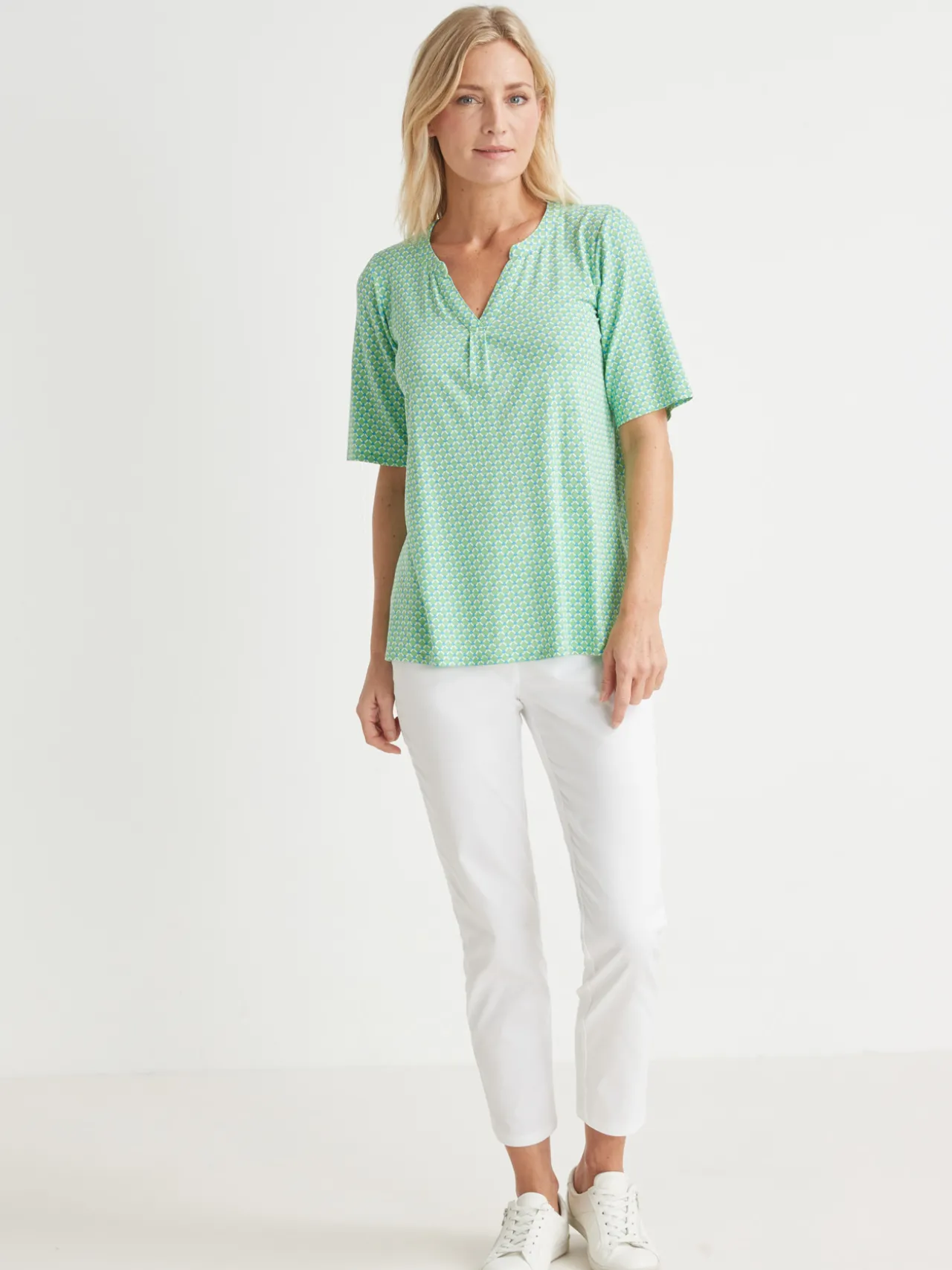 Tunique maille fluide coupe confort