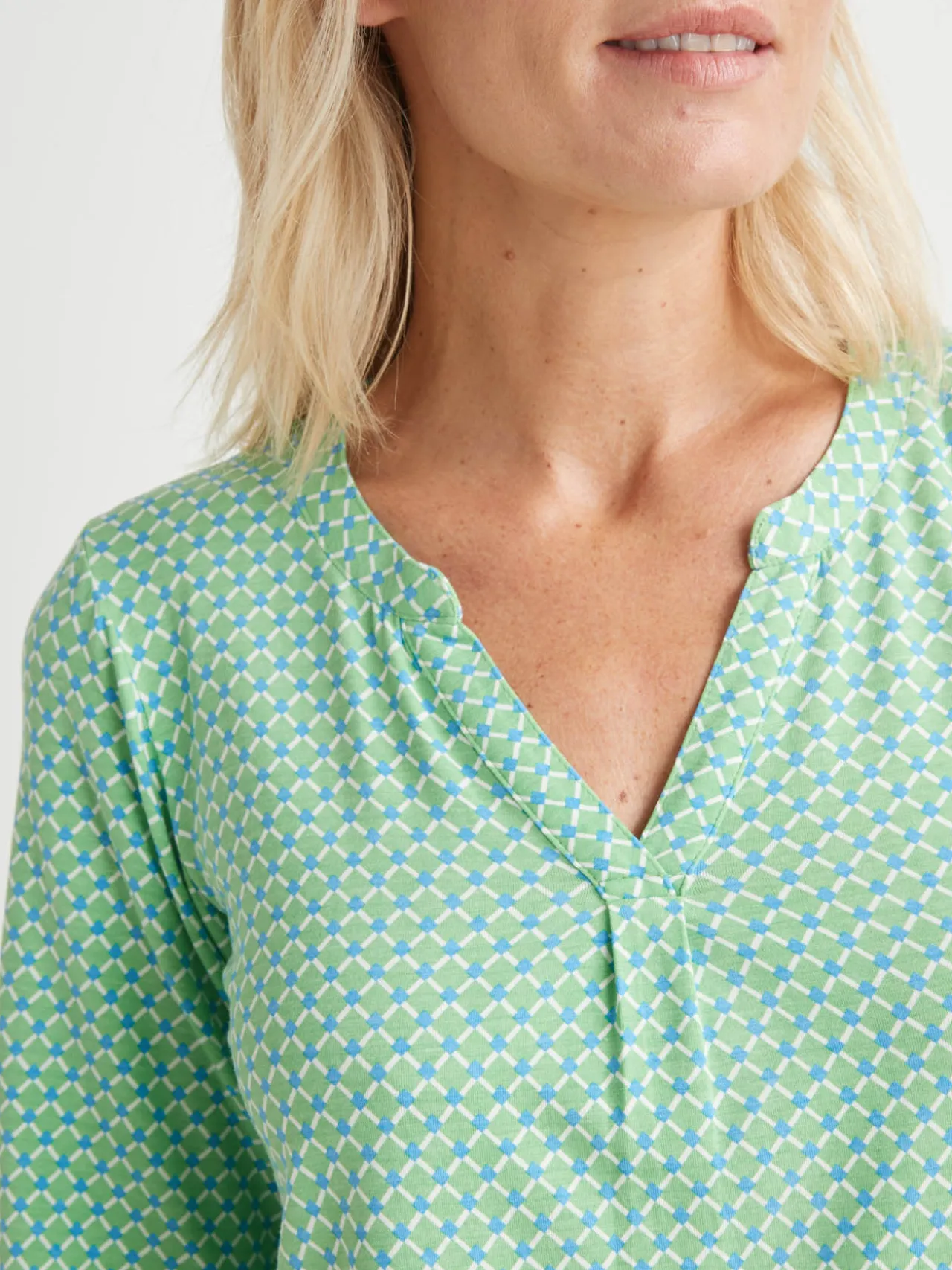 Tunique maille fluide coupe confort