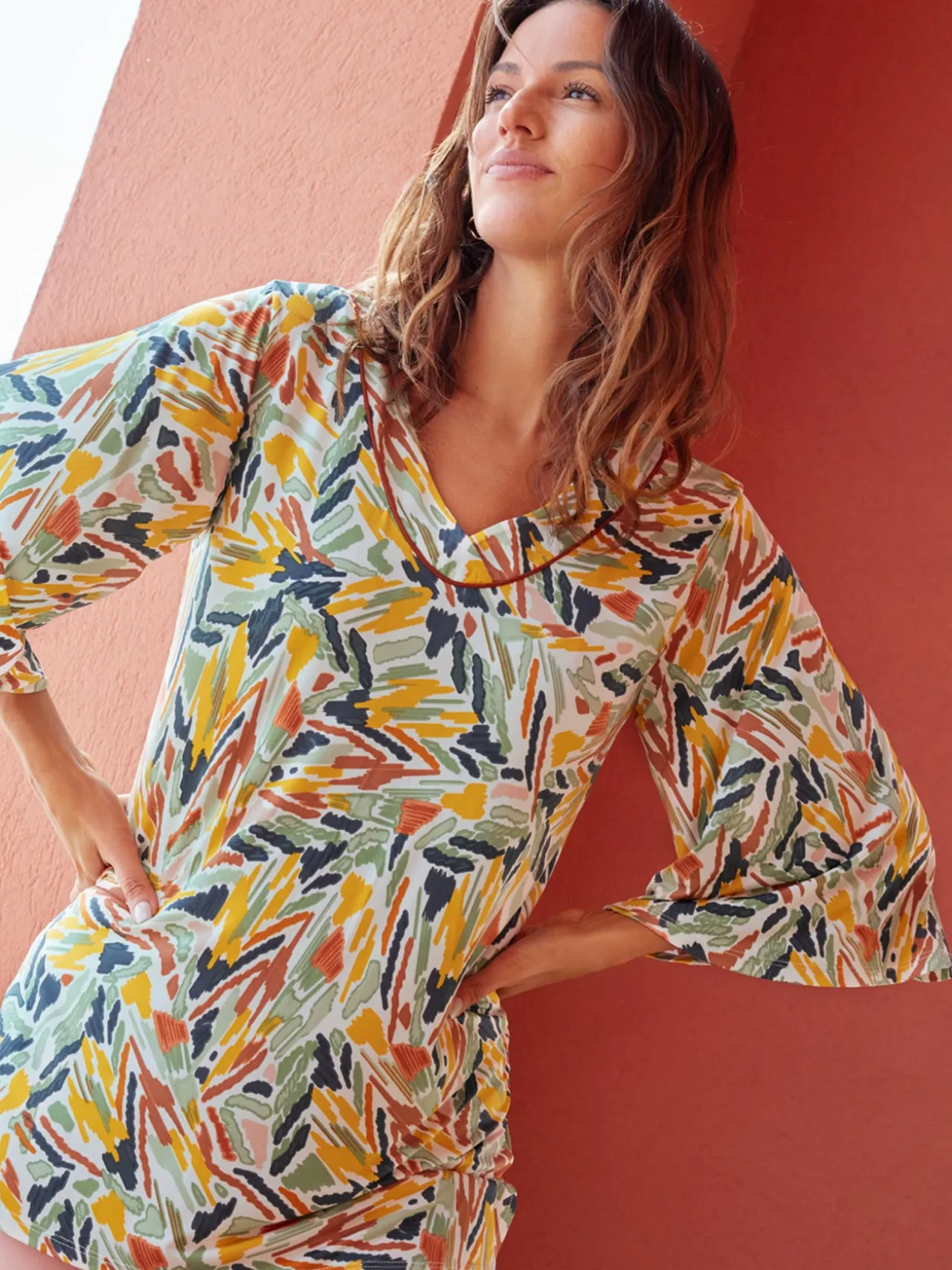 Tunique manches pagode 3/4