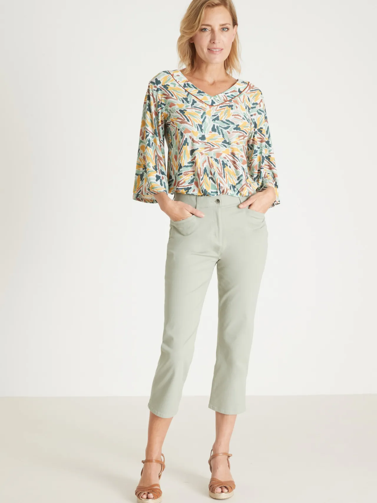 Tunique manches pagode 3/4