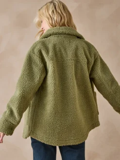 Veste chaude en maille moutonnée