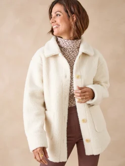 Veste chaude en maille moutonnée