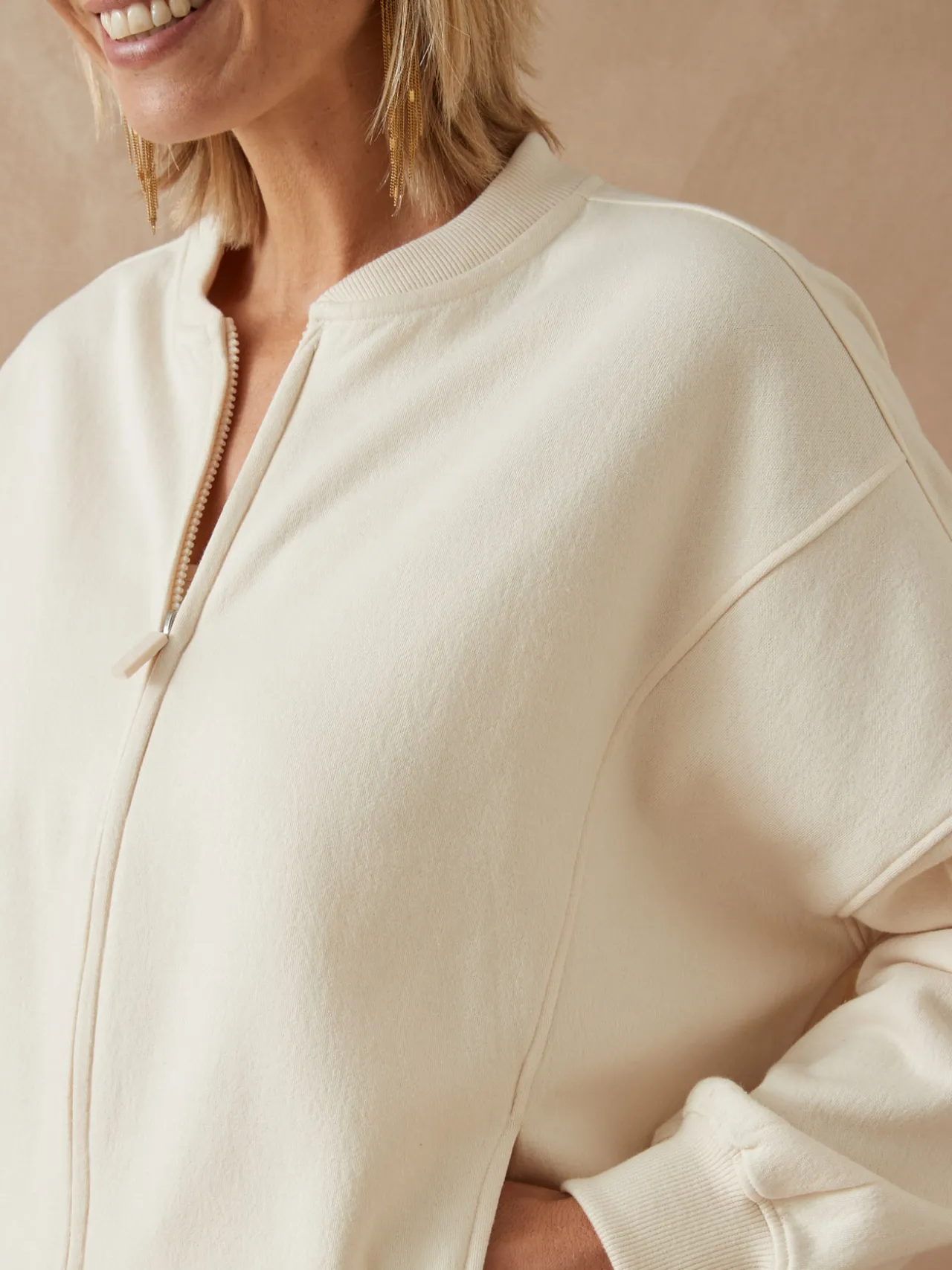 Veste détente en molleton