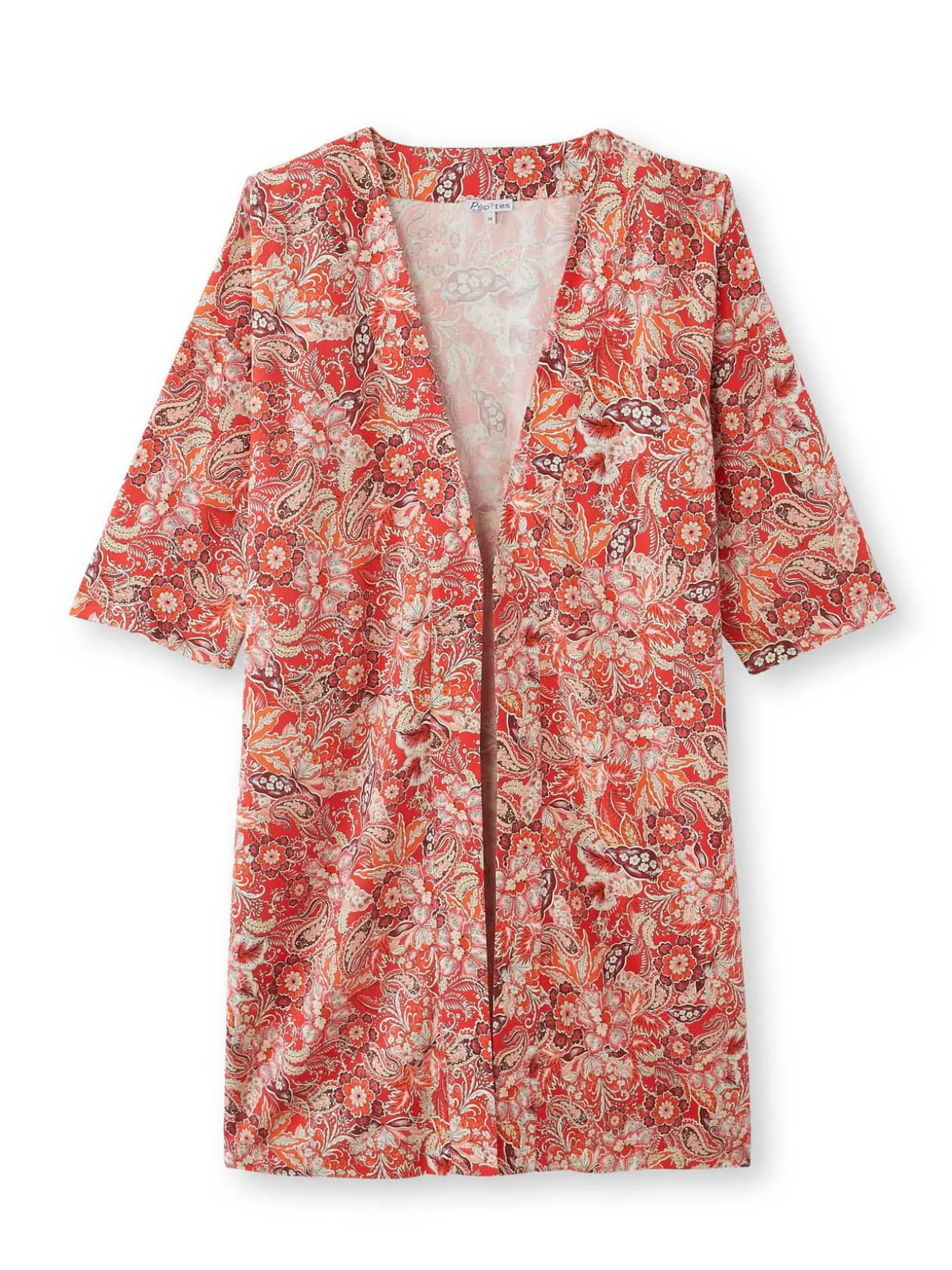 Veste longue forme kimono
