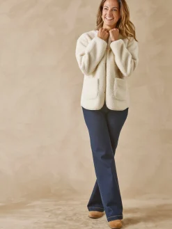 Veste teddy sherpa moumoute chaude