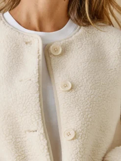 Veste teddy sherpa moumoute chaude